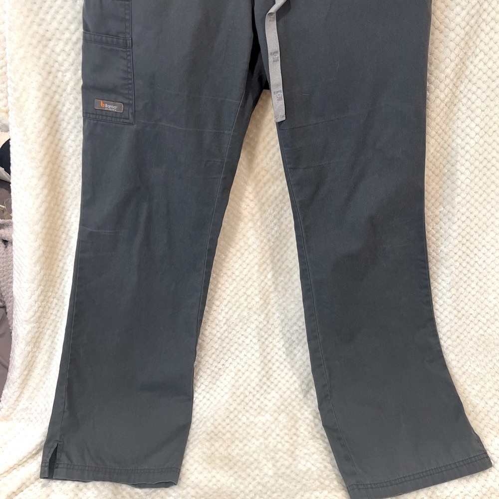 ICU Barco Uniforms Dark Grey Cargo Scrub Pants